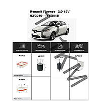 Комплект фільтрів Renault Fluence 2.0 16V (2010-2018) WIX