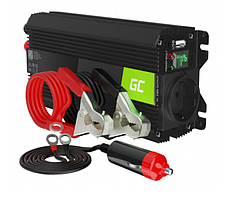 Перетворювач інвертор Green Cell Inwerter Pro 12V na 230V 500W/1000W mod. sin. (INVGC03)