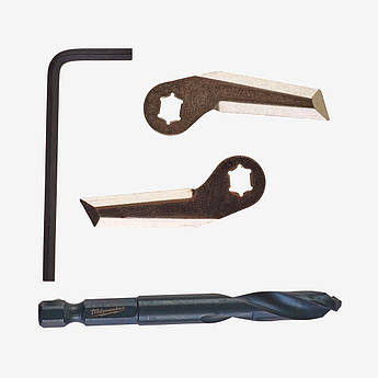 Леза змінні для коронки по гіпсокартону (балеринка) MILWAUKEE, (комплект)