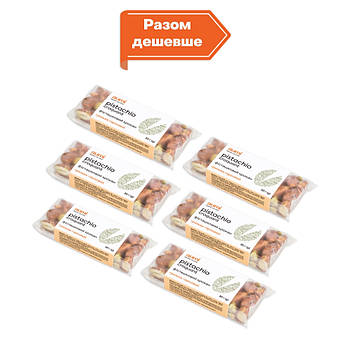 6шт х Фісташковий крокан (грильяж), горіховий снек, батончик 6х30г