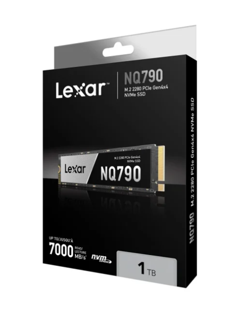SSD Накопичувач Lexar 1TB M.2 PCIe Gen4 NVMe NQ790 (LNQ790X001T-RNNNG)