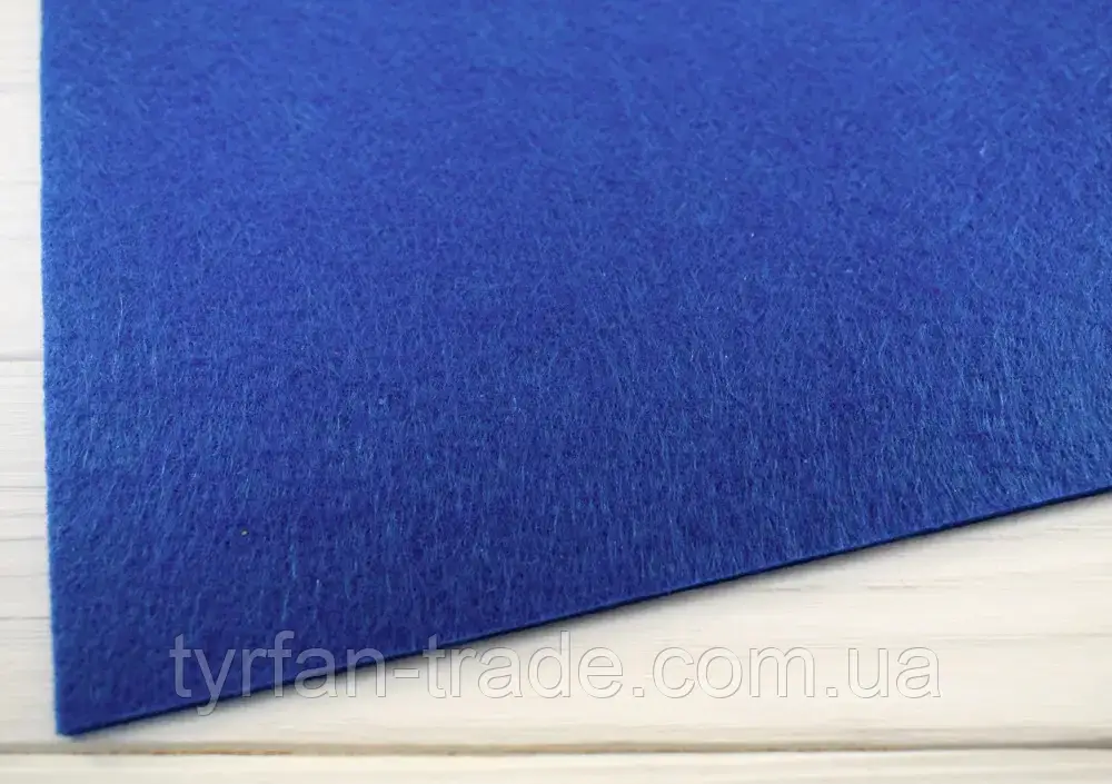 Технічна повсть — колір синій 3 мм, фото 1