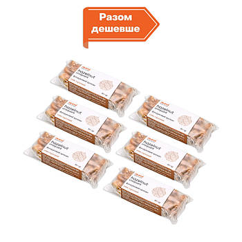 6шт х Фундуковий крокан (грильяж), батончик, сет 6х30г