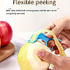Очищувач яблук Dolphin Thumb - зручний кухонний ґаджет із нержавіючої сталі для очищення яблук, груш тощо., фото 6