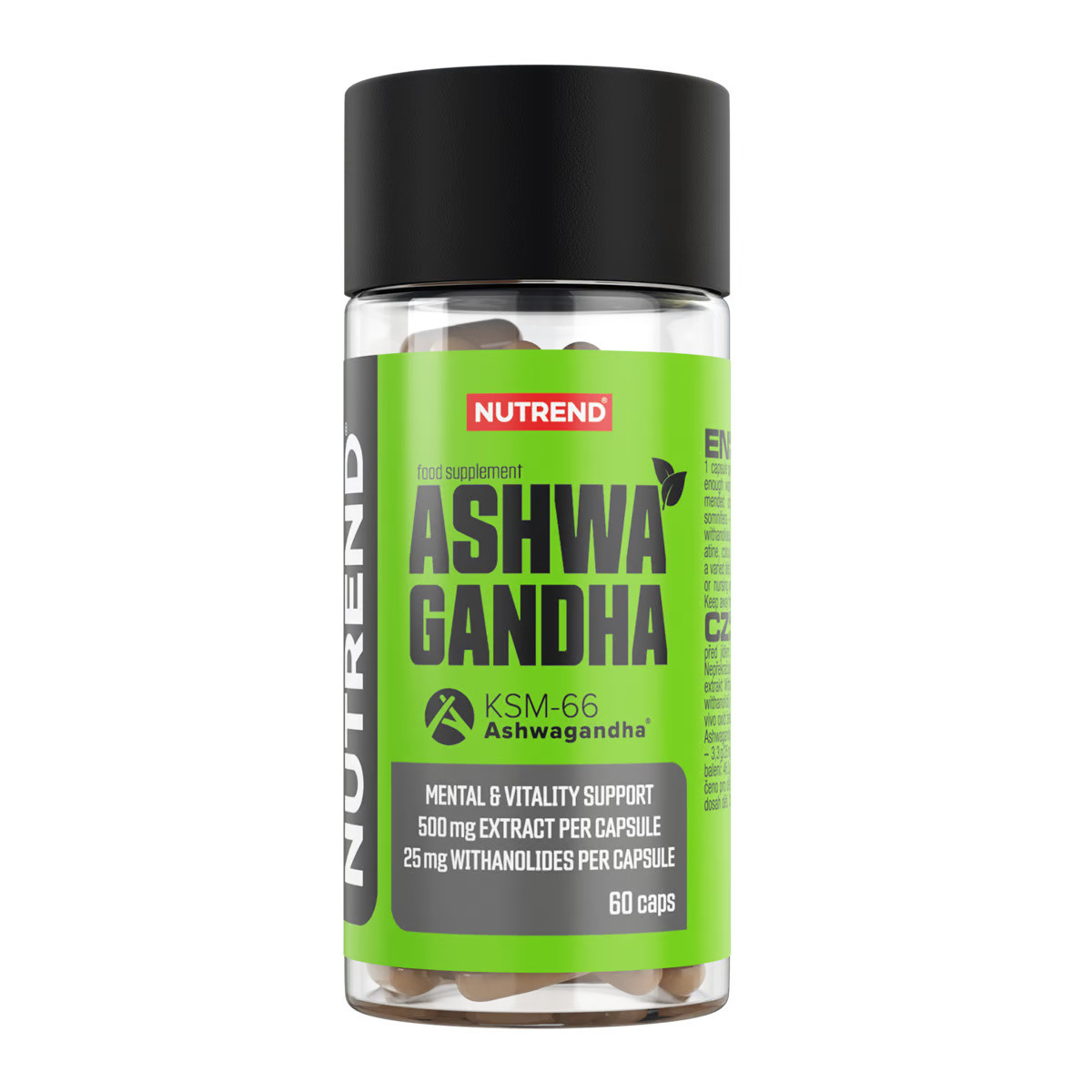 Екстракт ашваганди Nutrend Ashwagandha 60 капсул