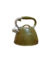 Металевий чайник Edenberg EB-1981 зі свистком 3 л Бронзовий