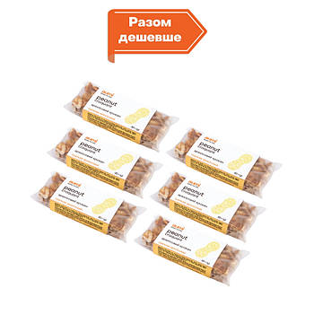 6шт х Арахісовий крокан (грильяж), батончик, сет 6х30г