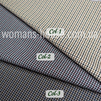 Тканина ТІАР "ГУСЯЧА ЛАПКА" 150 см 430 g/m2 Рулон від 25 м