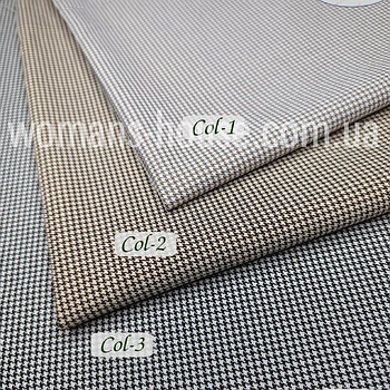 Тканина ТІАР "ГУСЯЧА ЛАПКА" 150 см 430 g/m2 Рулон від 25 м