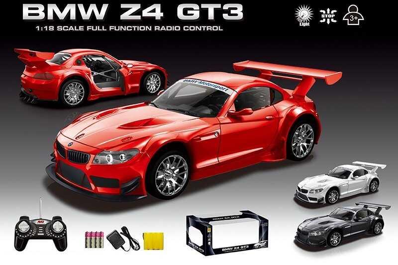 Машина на р/к 866-1812 B Штрих = 84628 (24/2) "BMW Z4 GT3", 3 кольори, світло, акумулятор 4,8V, 2.4 Ghz-А,