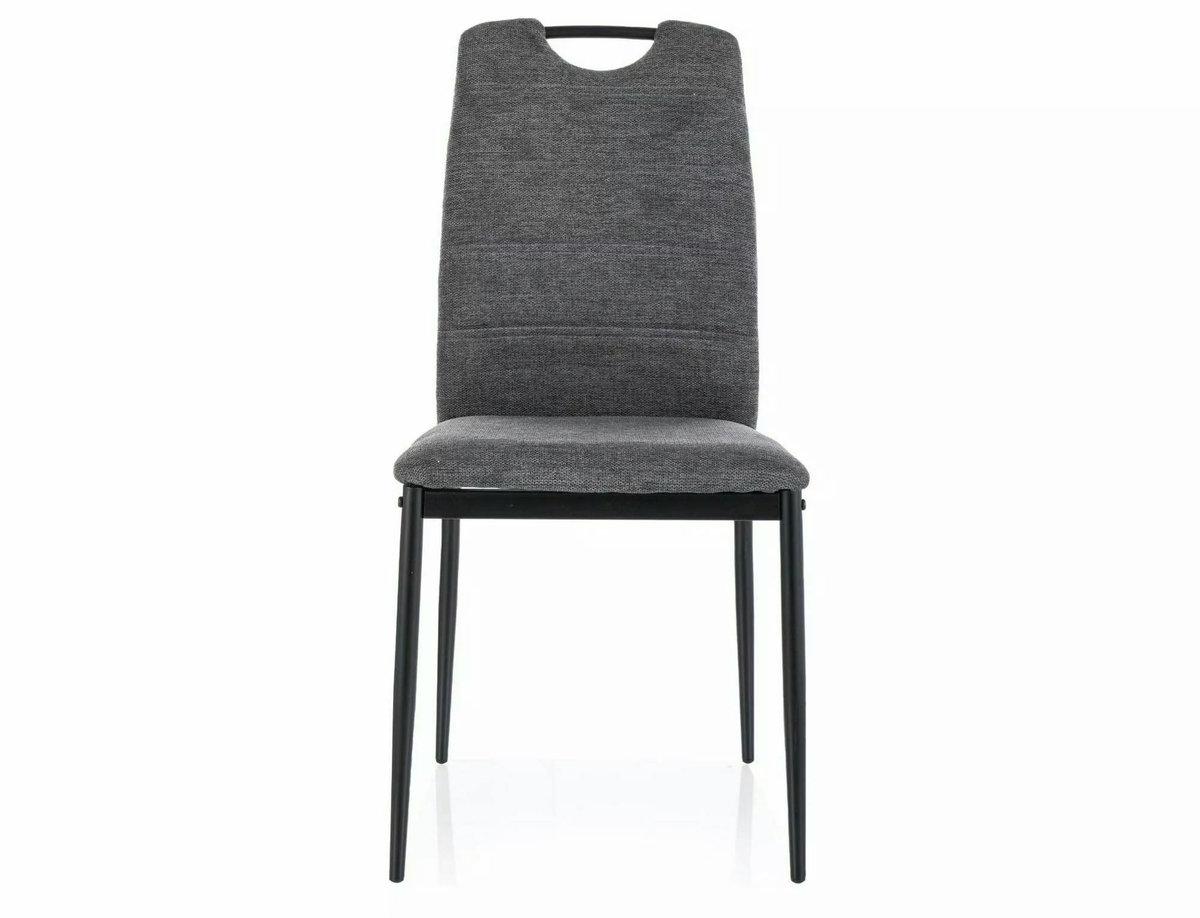 Стілець RIP BREGO чорний каркас/темно-сірий 18, фото 1