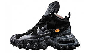 Чоловічі кросівки Off-White x Nike Air Terra Forma All Black