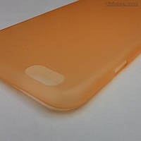 Чехол пластиковый тонкий Epik для Apple Iphone 6 / 6s (Оранжевый)