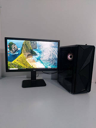 Б/в ПК+Монітор 1stPlayer F4-3B1 MT| Xeon E3-1230 v2| 16GB RAM| 512GB SSD+500GB HDD| GTX 560 3GB+LG 24MB37PM-B 24" 1920x1080, фото 1