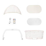 Ліжко-колиска з функцією ваг Lionelo CORAL WHITE, фото 5