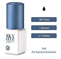 Клей для нарощування вій "Sky" із синьою кришкою, 5 мл