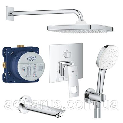 Набір для комплектації ванни Grohe Eurocube з Tempesta Cube 250 (UA26417SC0), фото 1