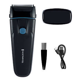 Remington Бритва електр. сіткова F1 Style, бритв.головок-2, Ni-Mh, сух., тример, USB-C, чорно-синій