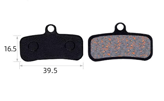 Гальмівні колодки DN велосипедні TP-01E, пара (TP-04E-1)