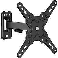 Кріплення для TV поворотно-похиле BRATECK LDA40-221 Black (LDA40-221)