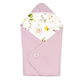 Покривало Lionelo TRAVEL SWADDLE BLANKET PINK FLOWER