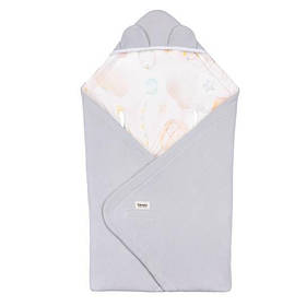 Покривало Lionelo TRAVEL SWADDLE BLANKET GREY BALLON