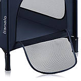 Манеж-ліжко Lionelo JASMIN EASY FOLD BLUE NAVY, фото 3