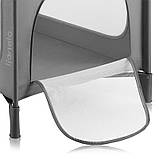 Манеж-ліжко Lionelo JASMIN EASY FOLD GREY STONE, фото 3