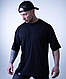 Футболка Oversize UP & FORWARD Black S - фото 6 - id-p2429946209