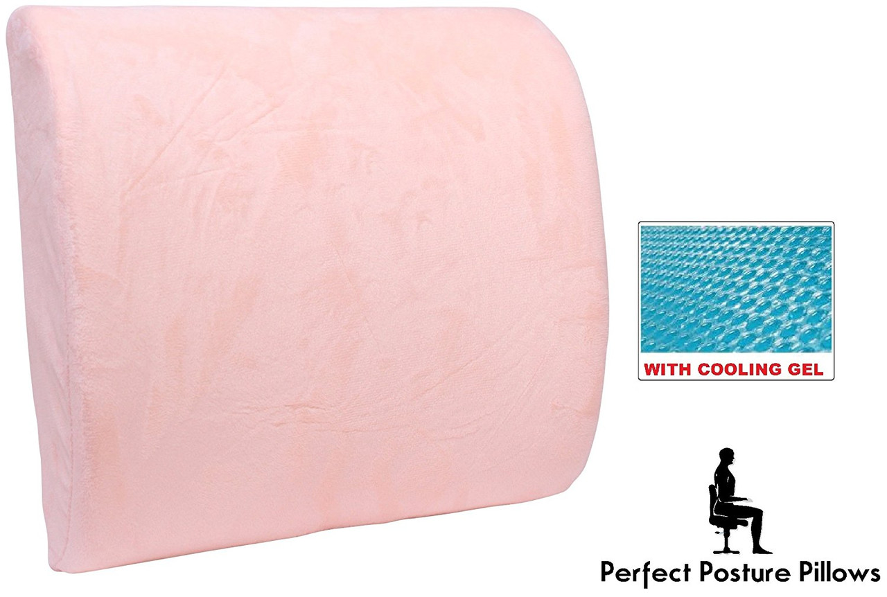 Ортопедична спинка з піни з пам'яттю Perfect Posture Pillows для поперекової підтримки (високий пл