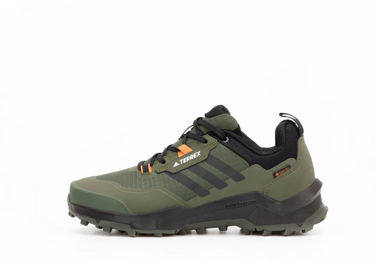 Adidas Terrex Gore Tex Green Кросівки хакі Адидас Терекс Outdoor Continental
