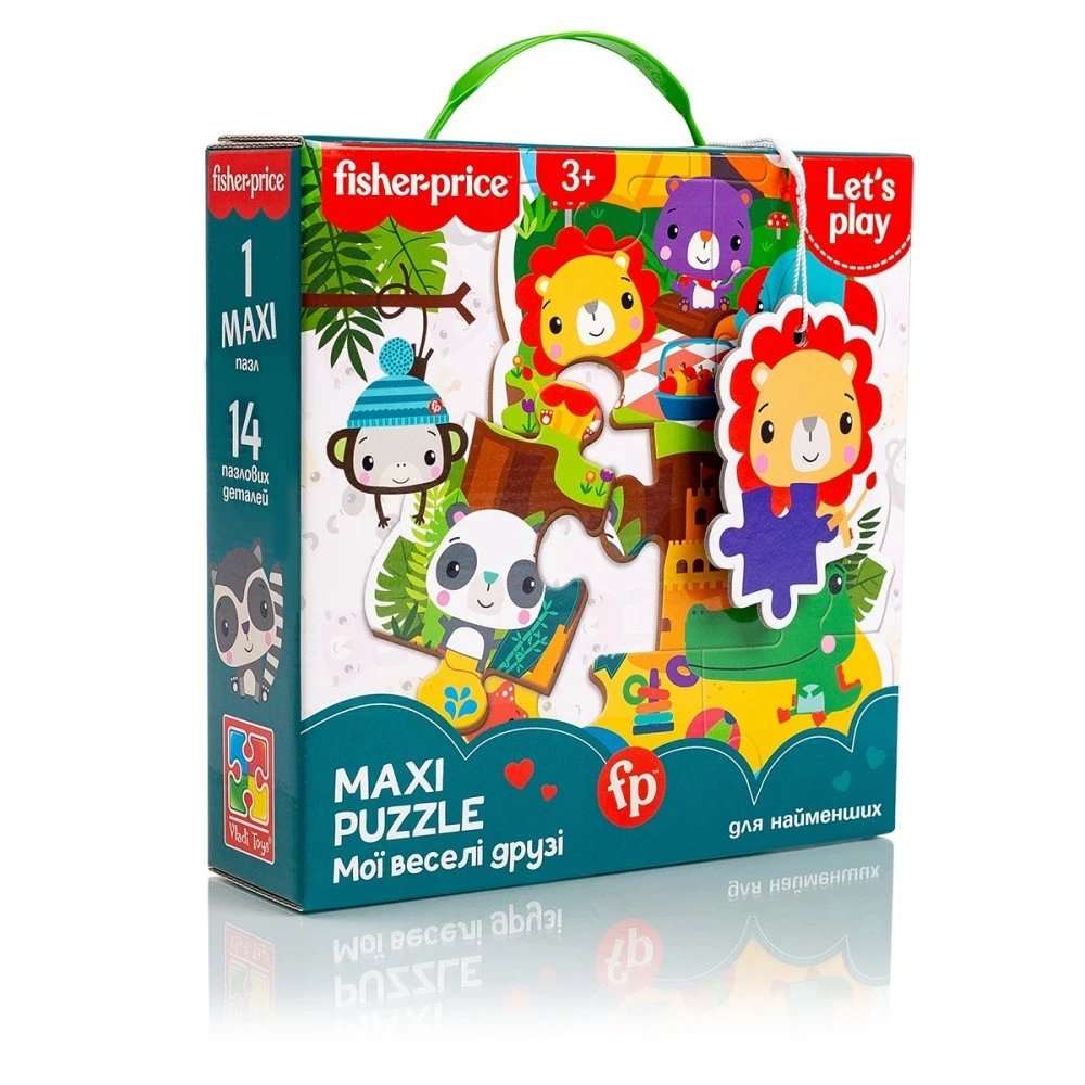 Максі пазли «Fisher-Price. Мої веселі друзі» 15шт. (VT1711-10), фото 1