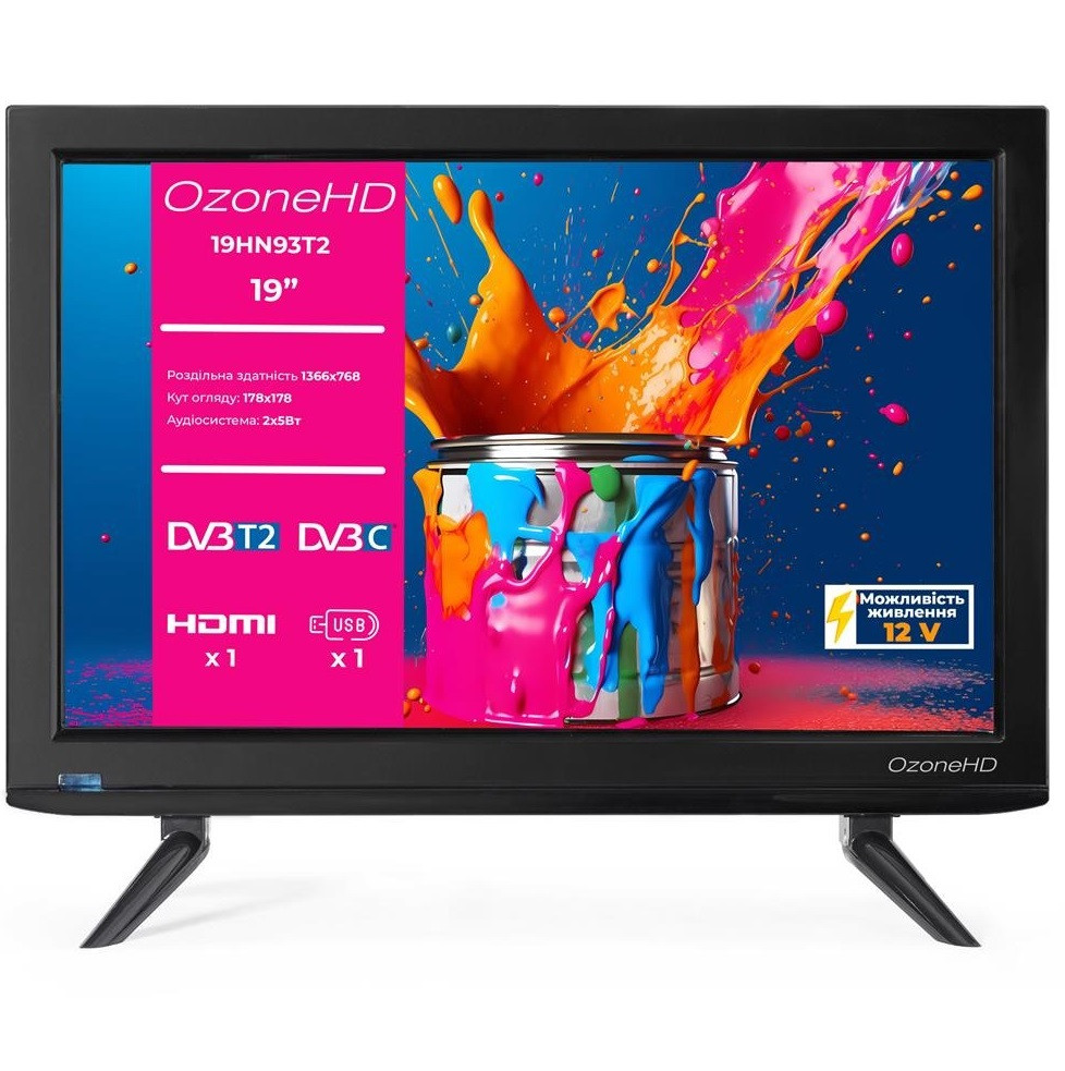 Телевiзор OzoneHD 19HN93T2, фото 1
