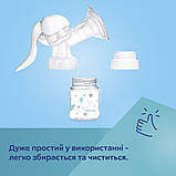 Ручний молоковідсмоктувач з пляшечкою для годування, фото 9