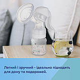 Ручний молоковідсмоктувач з пляшечкою для годування, фото 10