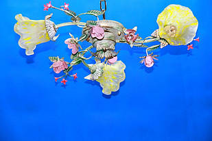 Стельова люстра на три лампи L5012/3 (GRN+YL)