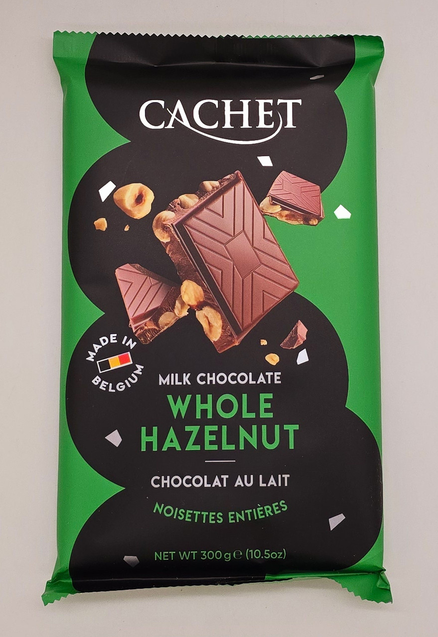 Молочний шоколад Cachet з лісовим горіхом 300 г Бельгія