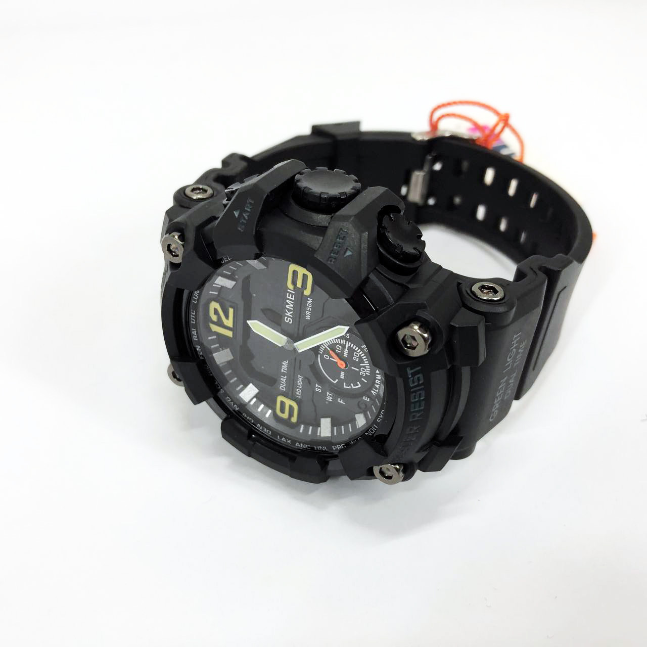 Годинники чоловічі для плавання SKMEI 1965BK BLACK, Стильний армійський годинник, AH-270 Годинники спортивні, фото 1