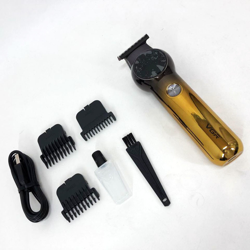 Професійний тример для гоління, Тример для стрижки бороди акумуляторний, Бездротова електробритва PB-15, фото 1