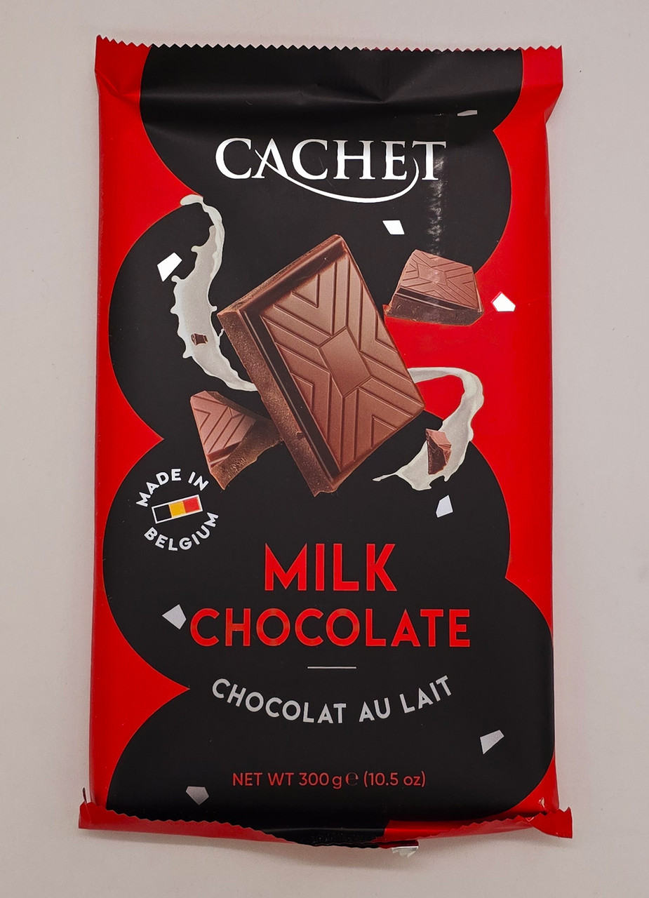 Молочний шоколад Cachet 300г Бельгія, фото 1