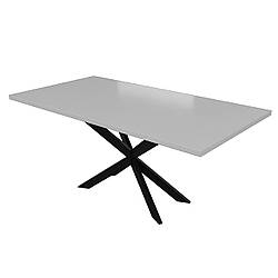 Стіл обідній розкладний "Спайдер" 180х80х75 см. Білий