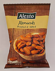 Горіхи Almonds Alesto Мигдаль "Смажений та солоний" 150 грам