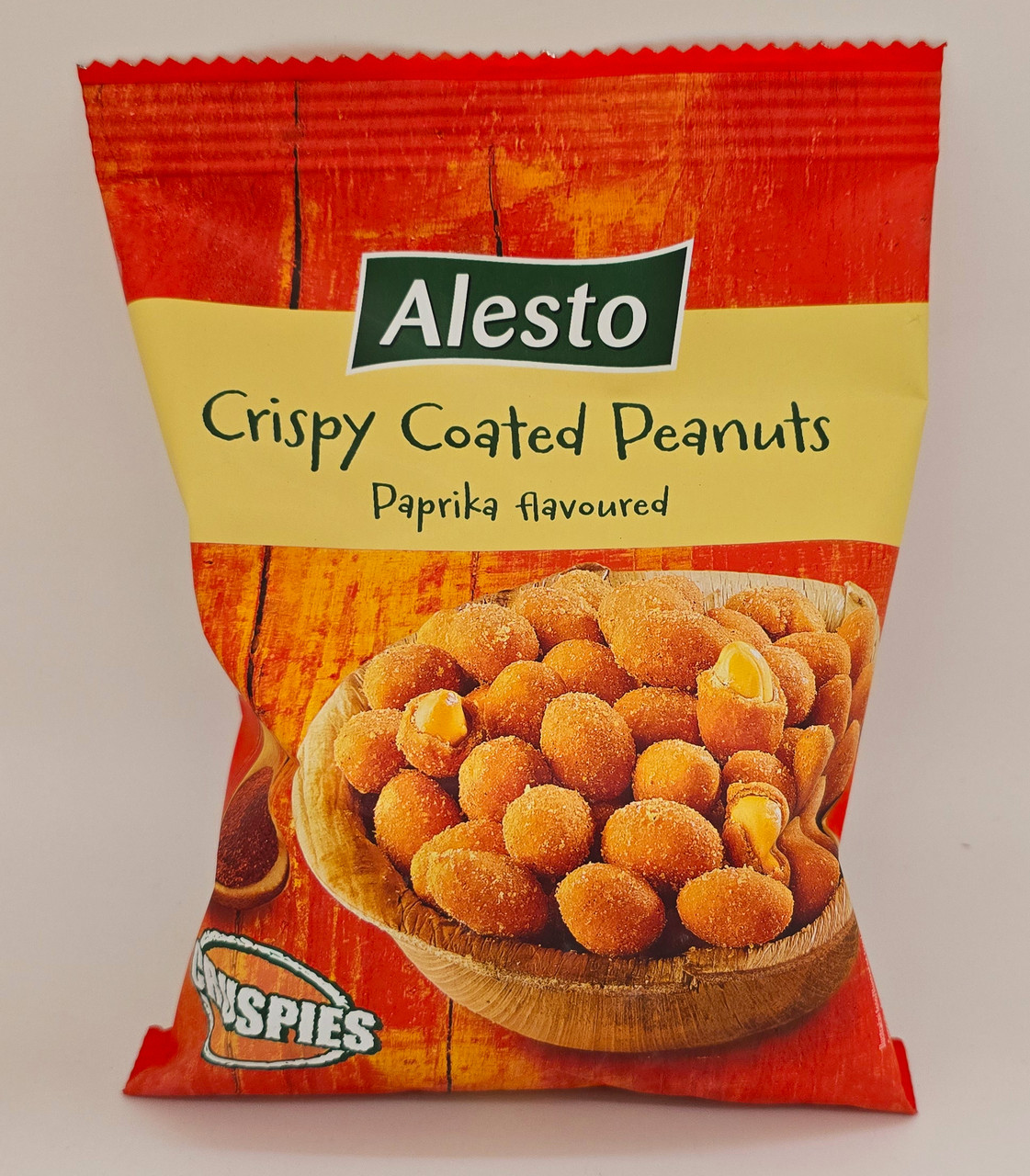 Арахіс Alesto Crispy Coated Peanuts Paprika flavoured смажений зі смаком паприки 200 грам, фото 1