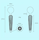Вібратор мікрофон, силіконовий вібромасажер для тіла, кліторальний стимулятор, Інтимні іграшки, фото 6