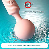 Вібратор мікрофон, силіконовий вібромасажер для тіла, кліторальний стимулятор, Інтимні іграшки, фото 10