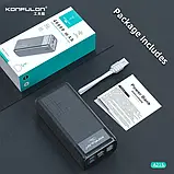 Повербанк 40000mAh Konfulon A21SQ 15W PD 3xUSB/Type-C/MicroUSB, фото 9