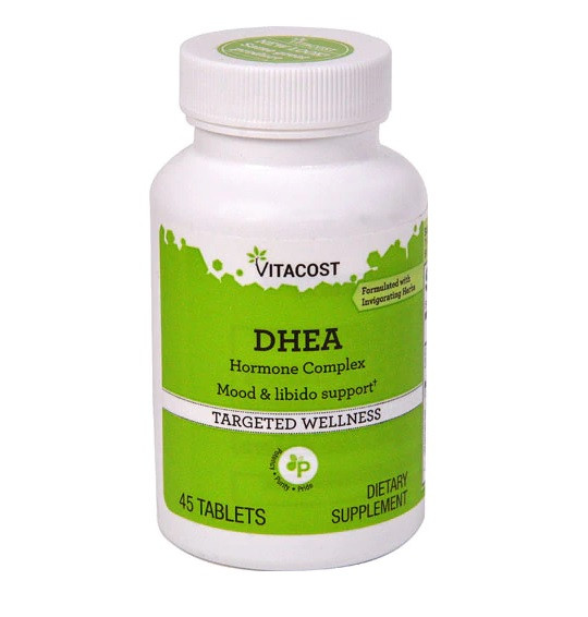 (уцінка термін по 5.25) Для підвищення тестостерону Vitacost DHEA Hormone Complex 45 таб.