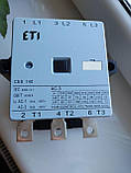Контактор силовий ETI 004646568 CES 140.22 75kW 230V AC для комутації електронавантаження в одно/трифазних мережах потужністю 75кВ, фото 4