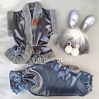 Детский карнавальный костюм Серый заяц 86-120 р. Карнавальный костюм для утренника