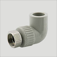 Кут з накидною гайкою ППР 20х1/2"В (Україна) сталь